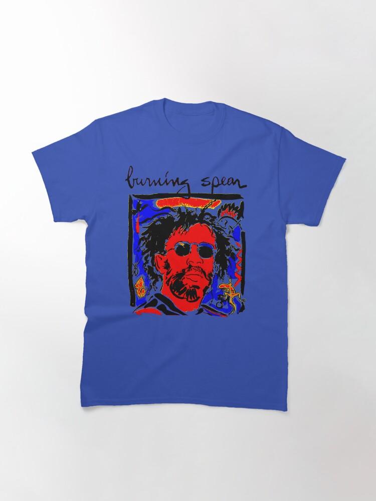 Burning Spear Hand Draw Face Roots Reggae Classic T-Shirt