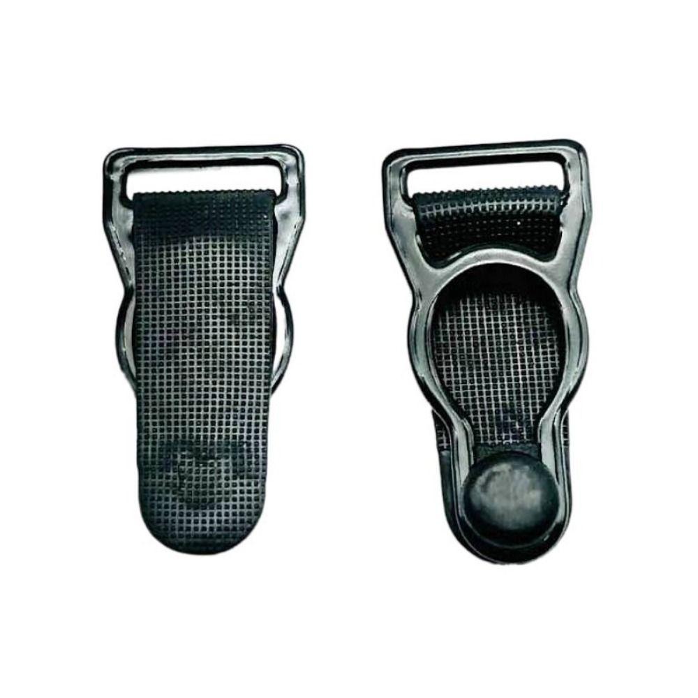 10pcs Nylon Corset Leg Garter Belt Clip Black White Red Hosiery Stocking Grips