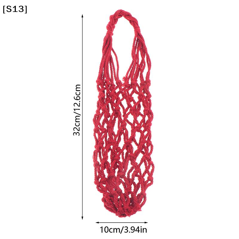 Portable Crochet Cup Holder Coffee Cup Bag Hollow Out Bottle Bag Mugs Bag Foldable Woven Net Water Bottle Bag Cup Cover[Q]Q@