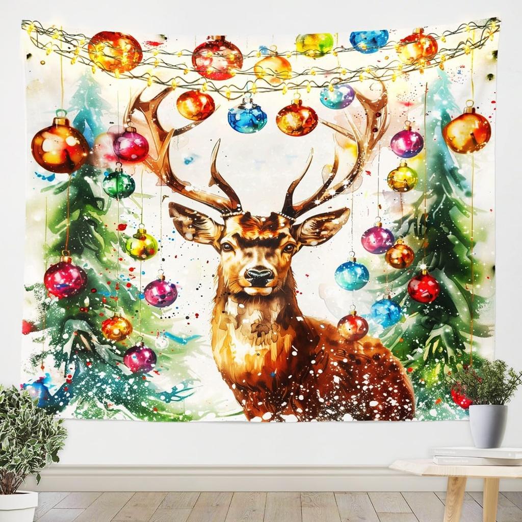 Christmas Tree Winter Morning Wall Hanging Tapestry Christmas Wall Hanging Tree Wall Hanging Gorgeous Christmas Tree Fireplace Gifts