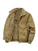 Herren Doppelseitige Air Force Pilotenjacke - Warm mit Samtfutter, Dicke Reine Baumwolle, Herbst/Winter Oberbekleidung