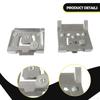 2Pcs Cord Lock Mechanism for 2inch Low Profile Replacement Portable Iron Locks Home Bedroom