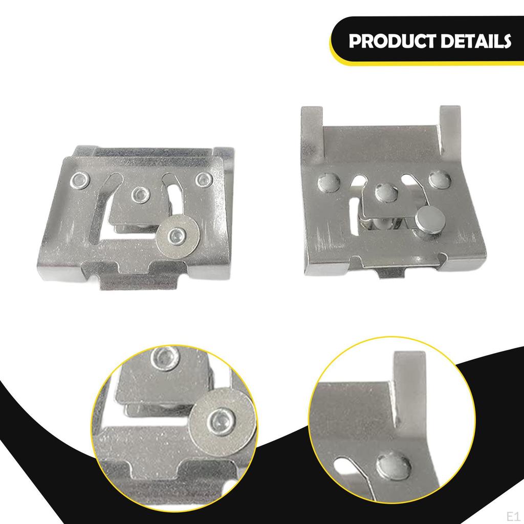 2Pcs Cord Lock Mechanism for 2inch Low Profile Replacement Portable Iron Locks Home Bedroom