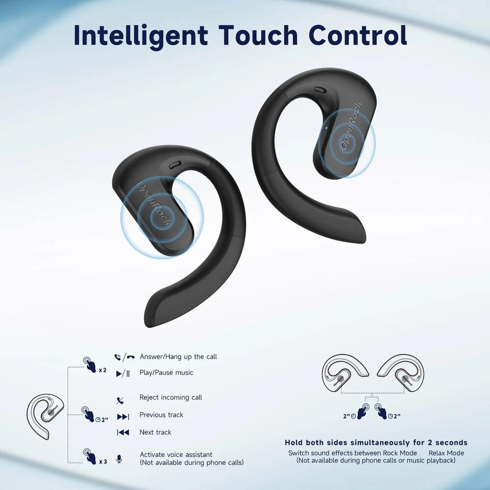 OpenRock S Bluetooth Earphones Open Ear Wireless Earbuds TWS Hi-Res