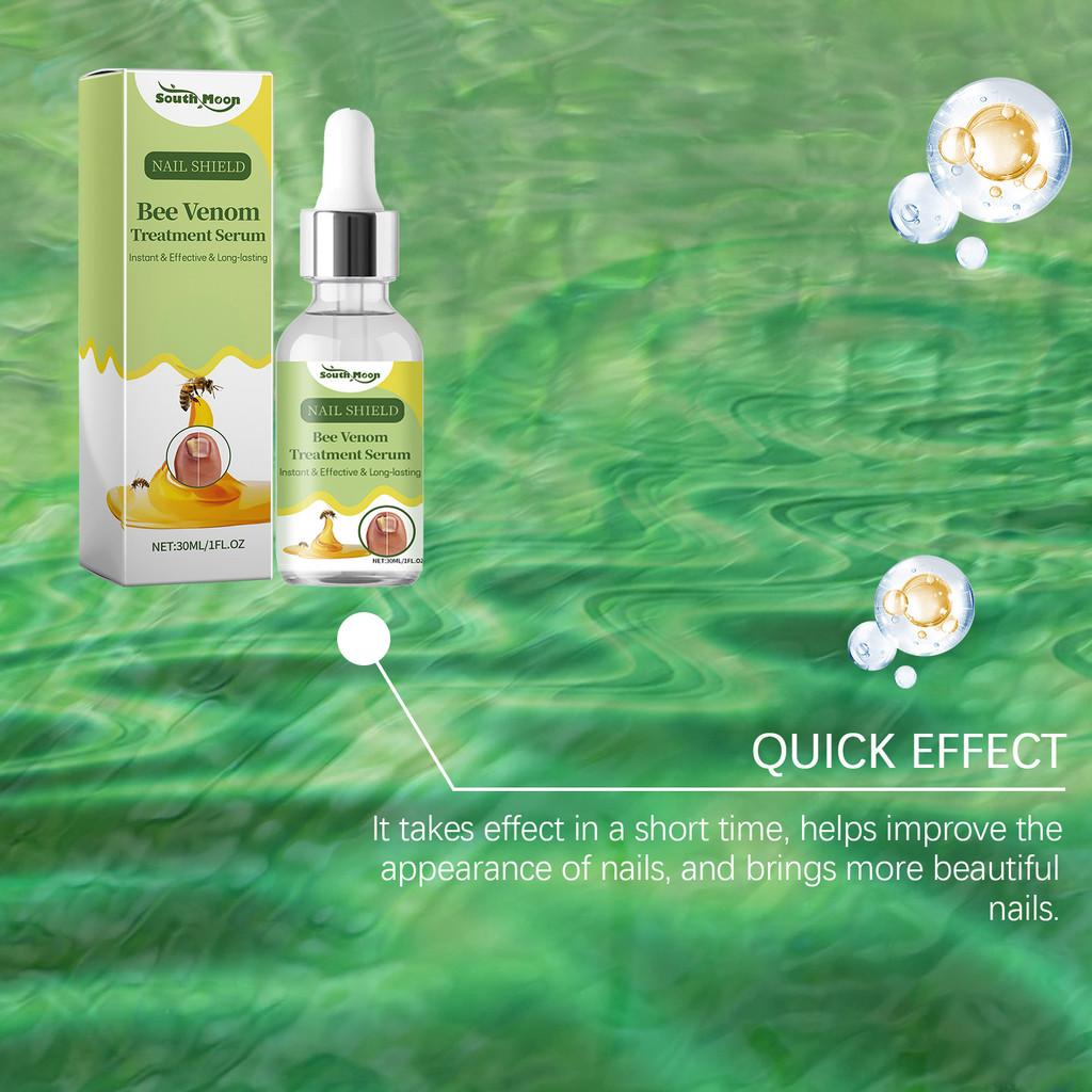 Nourishing South Moon Nail Repair Liquid For Healthy Strong Shiny Nails And Cuticle Care