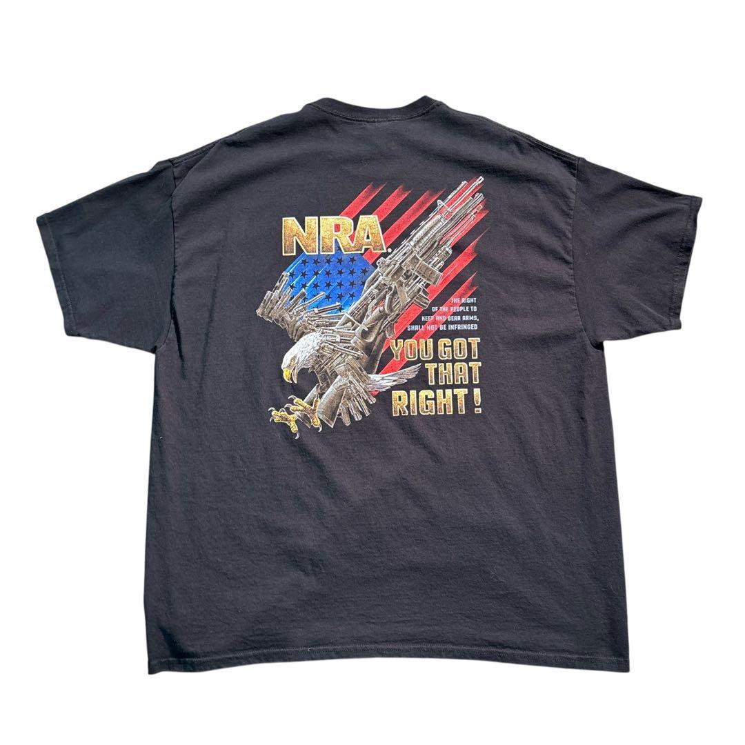 

[USED] 7TSM2GILDANNRA Rifle x Eagle T-shirt, used clothing