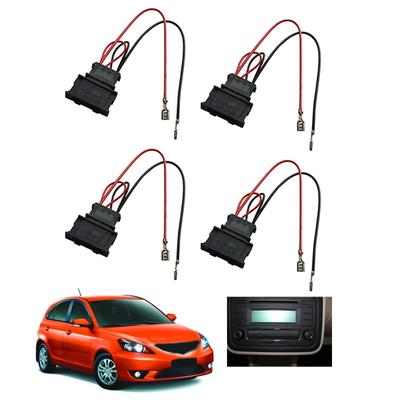 Cablaj pentru difuzoare Tweeter față pentru mașină pentru Passat Seat Polo Scirocco, conector adaptor de înlocuire pentru difuzoare auto