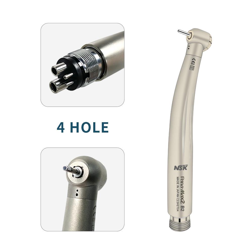 

NICEDEN Стоматологический высокоскоростной наконечник с антиретракцией, кнопочный, воздушная турбина, 2/4 отверстия, торковая головка, стоматологический инструмент 4 holes