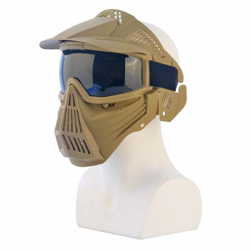 Transformers K1 Tactical Grey Full Face Paintball Mask with PC Lens