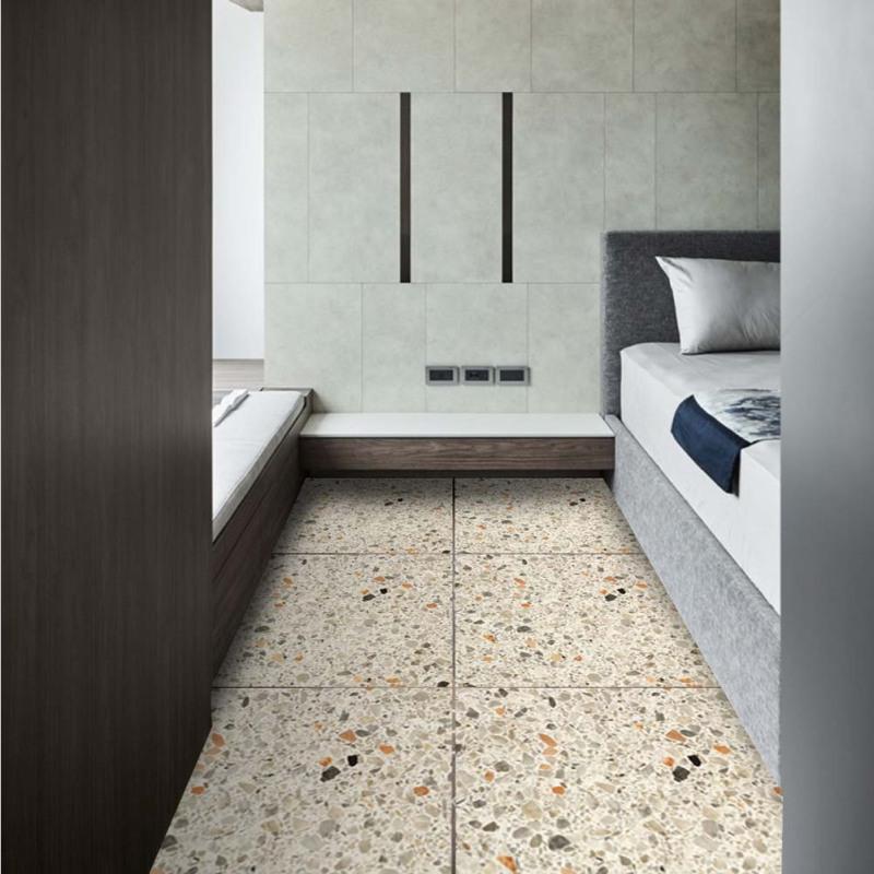 4 buc 30X30cm Autocolant de podea cu aspect de faianță simulat Baie Bucătărie Autocolante de perete impermeabile Decor pentru casă