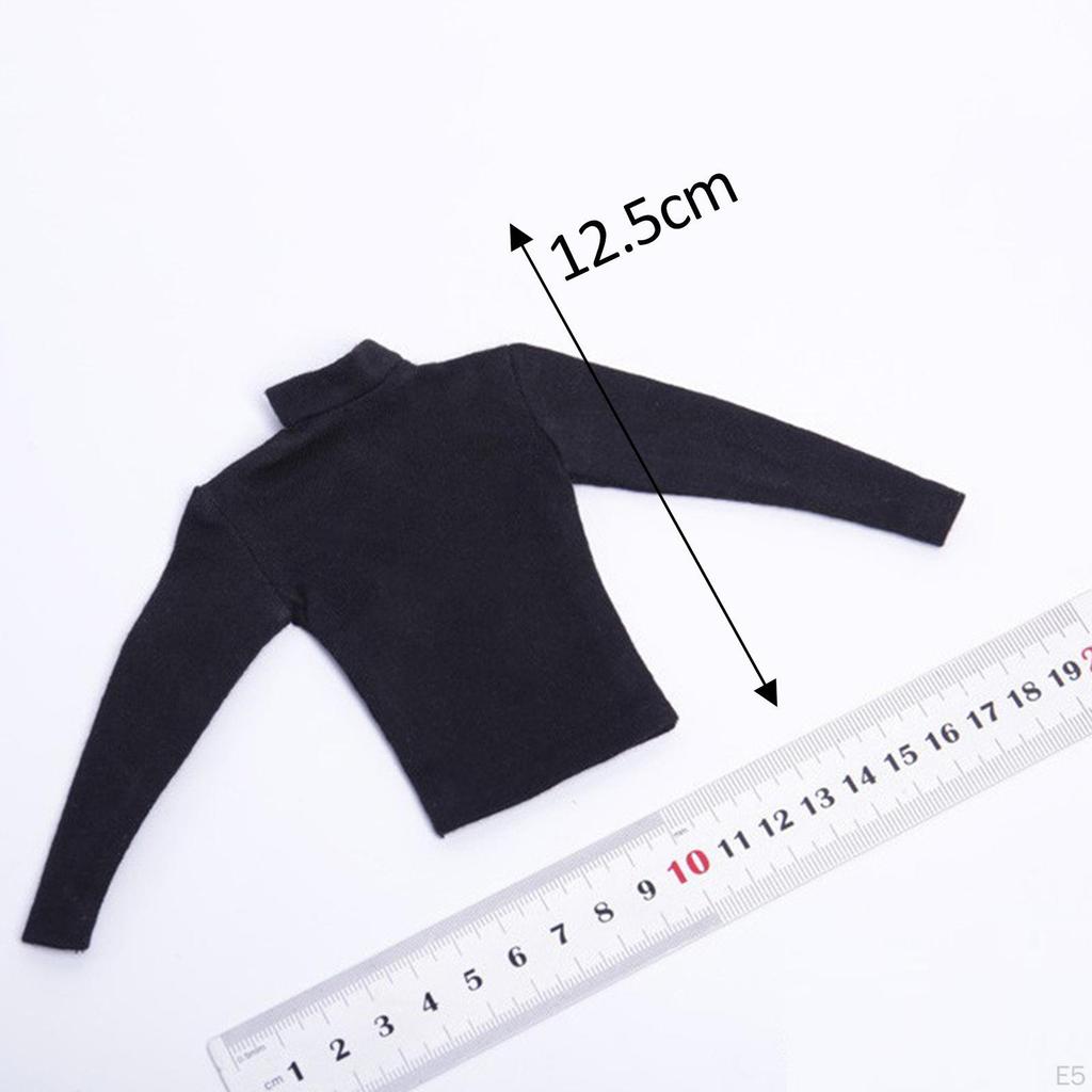 1/6 Male Figure Clothes Costume Accessory Long Sleeve Sweatshirt Miniature Dolls for 12inch