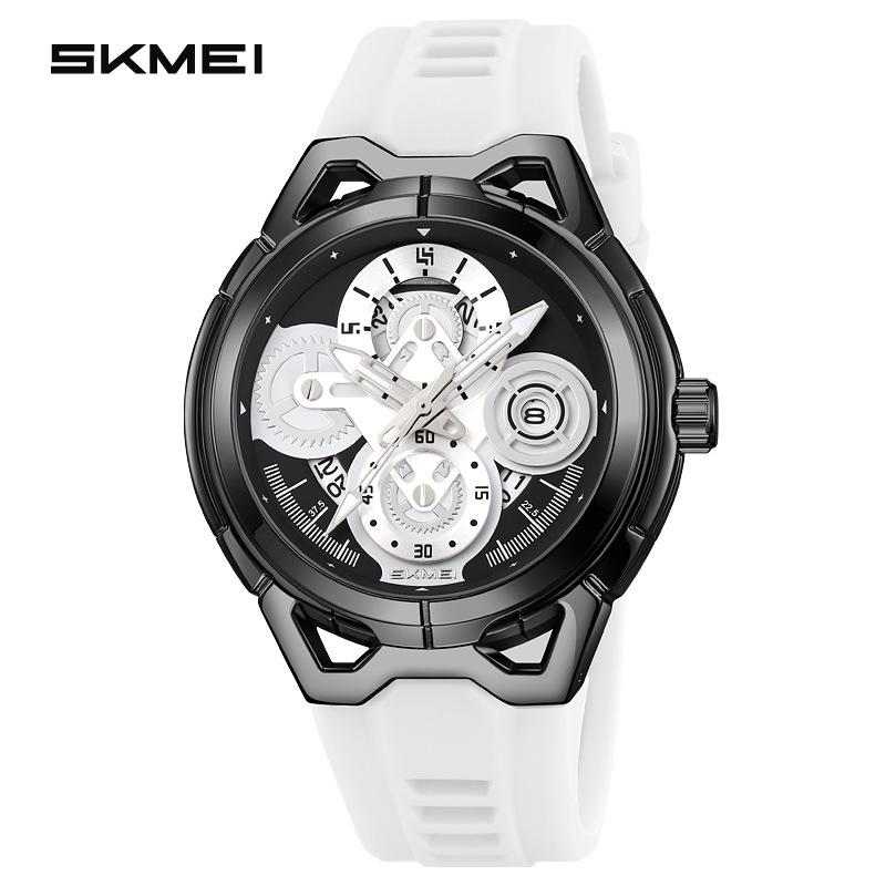 New Mechanical Wind Men's Watch Waterproof Silicone Tape Calendar Quartz Watch Watch