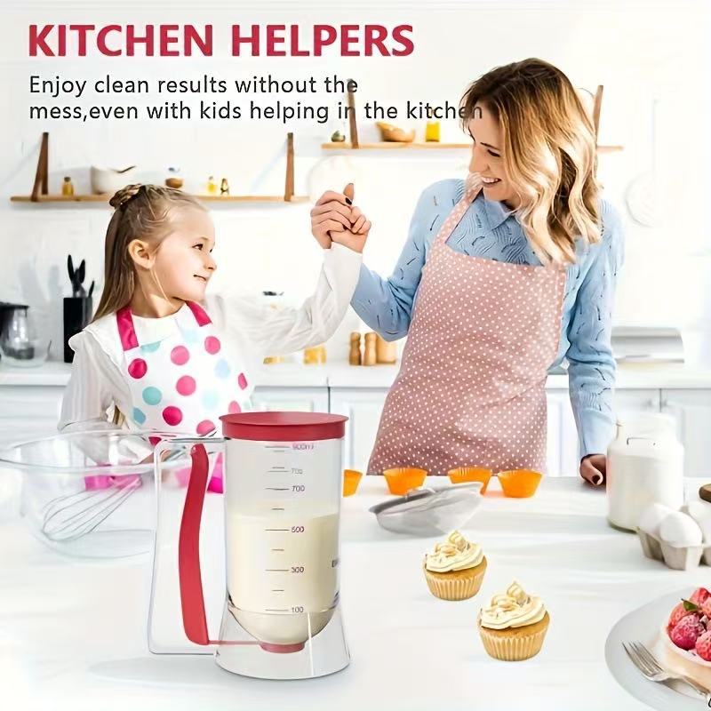 Handheld Cake Batter Dispenser, Measuring Cup Batter Separator, DIY Baking Tool, Precision Control, Easy Clean