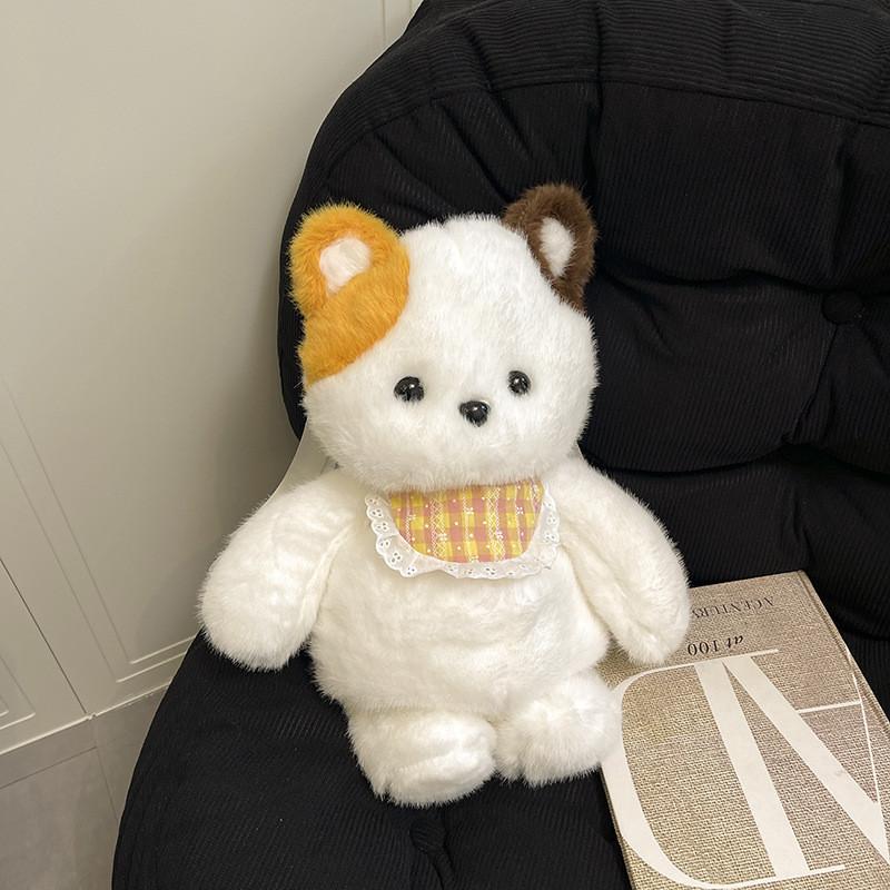 Cartoon Plush Bear Backpack For Kids With Animal Pattern And Curved Shoulder Straps