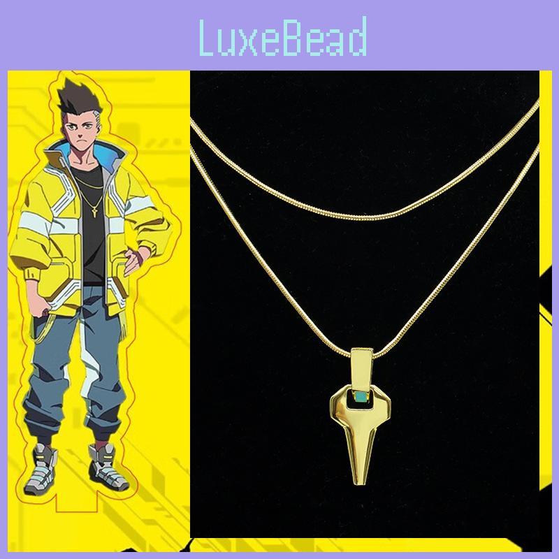 Cyberpunk Edgerunners David Martinez Cosplay Necklace With Metal Pendant For Birthdays And Celebrations
