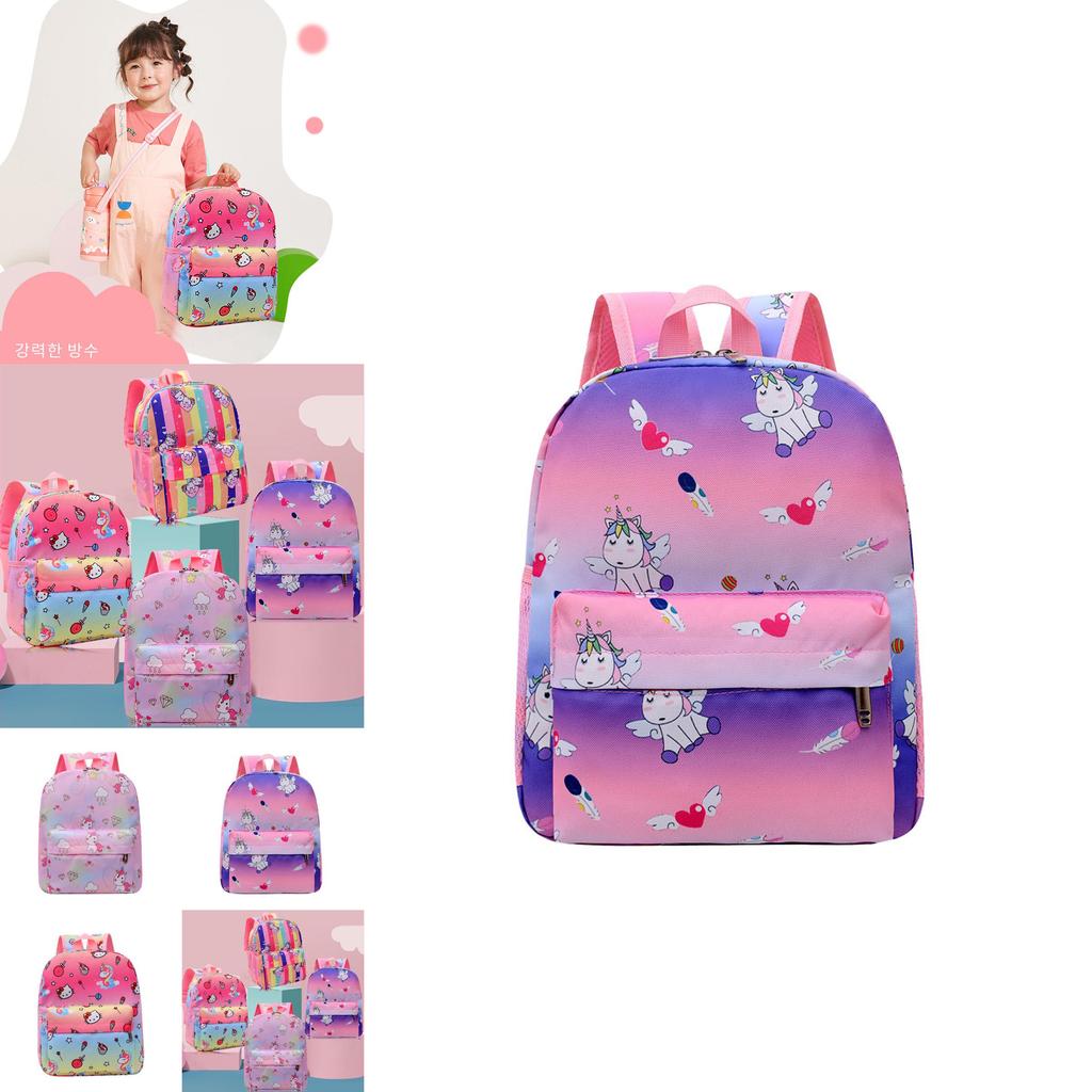 Adorable Cartoon Kindergarten Backpack For Girls Aged 3-6 Lightweight Durable Nylon