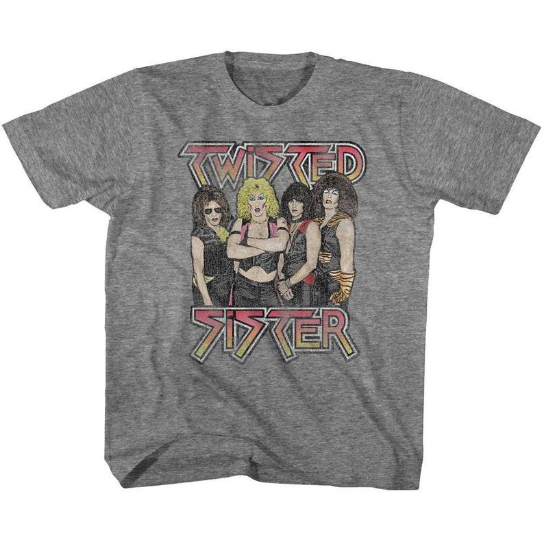 Twisted Sister Twisted Sister Graphite Heather Toddler T-Shirt 100