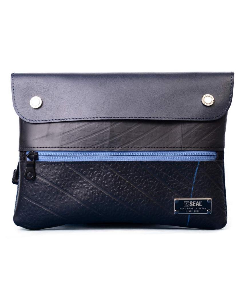 SEAL Travel Sacoche Wallet Shoulder Bag Sacoche Bag Waterproof Small Travel Leather Genuine Leather Wallet Mini Shoulder Bag Men's PS-169NV