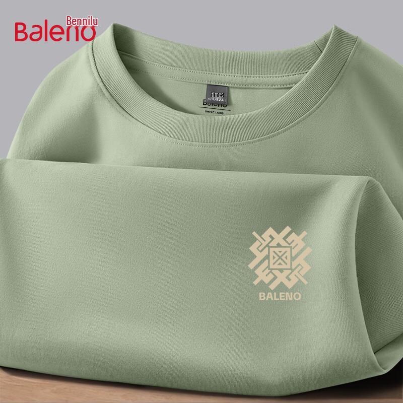 

Baleno Men s 2026 American Casual Heavyweight Cotton Long Sleeve T-Shirt 2XL