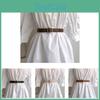 Stylish Retro Womens Simple Square Buckle Soft Belt Ideal For Casual And Student Wear