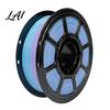 Low Shrinkage Filament Rainbow Gradient PLA 1.75mm 1KG Spool for FDM 3D Printers Warpage Printinng Roll