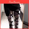 Punk Ripped Goth Nätstrumpbyxor Svarta Strumpor Hot Girl Subkultur Tights