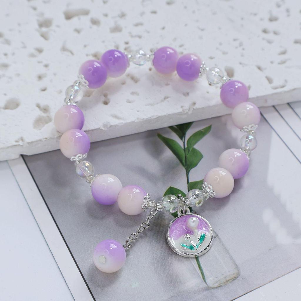 Mori Style Mermaid Crystal Bracelet – Versatile Niche Design for Women, Ideal for Students and Best Friends