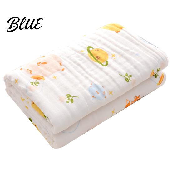 Baby Blanket Wrap Thin Swaddling Cotton Cartoon Body Dry Eye-catching Keep Newborn Printed Cloth