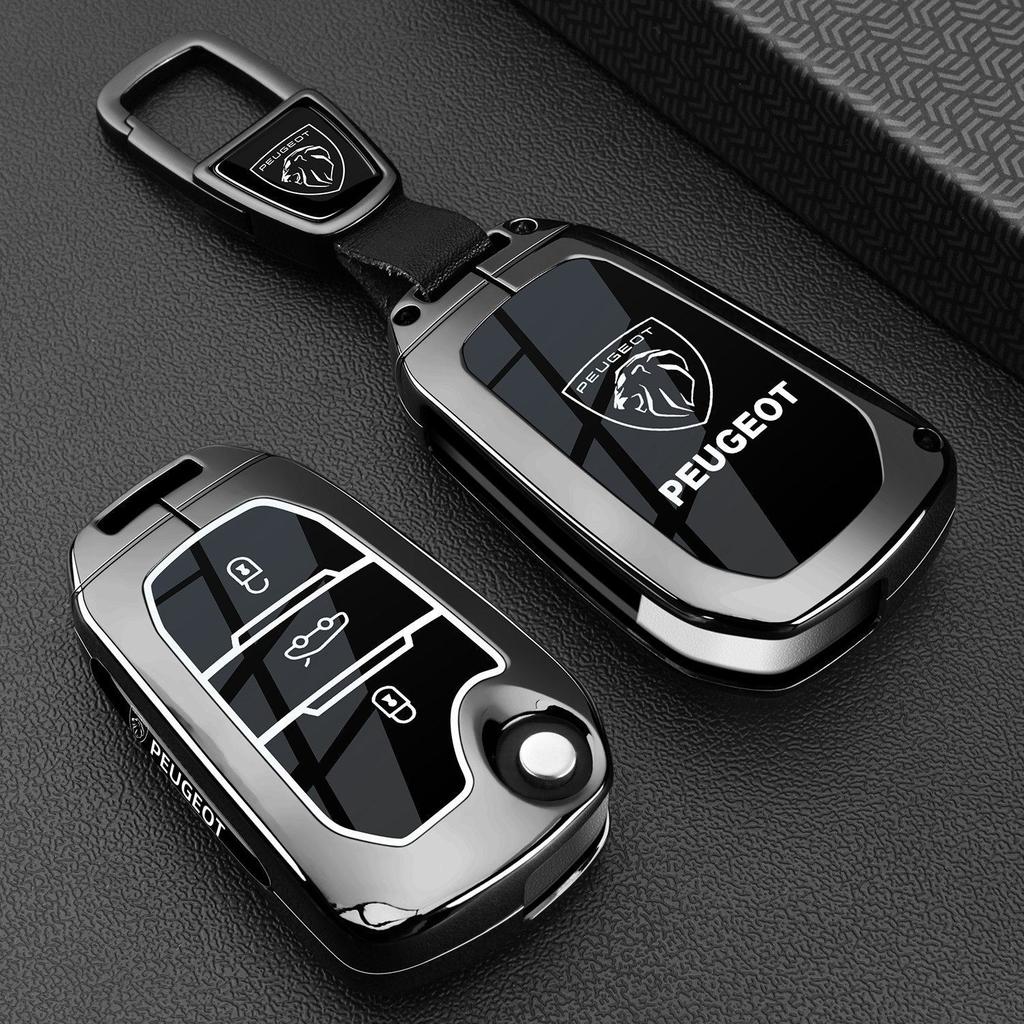 Farbverlauf Auto Schlüsselhülle Zubehör für Peugeot 208 308 408 508 2008 3008 4008 5008 301 207 206 Für Citroen C3 C4 C3-XR DS3 DS5
