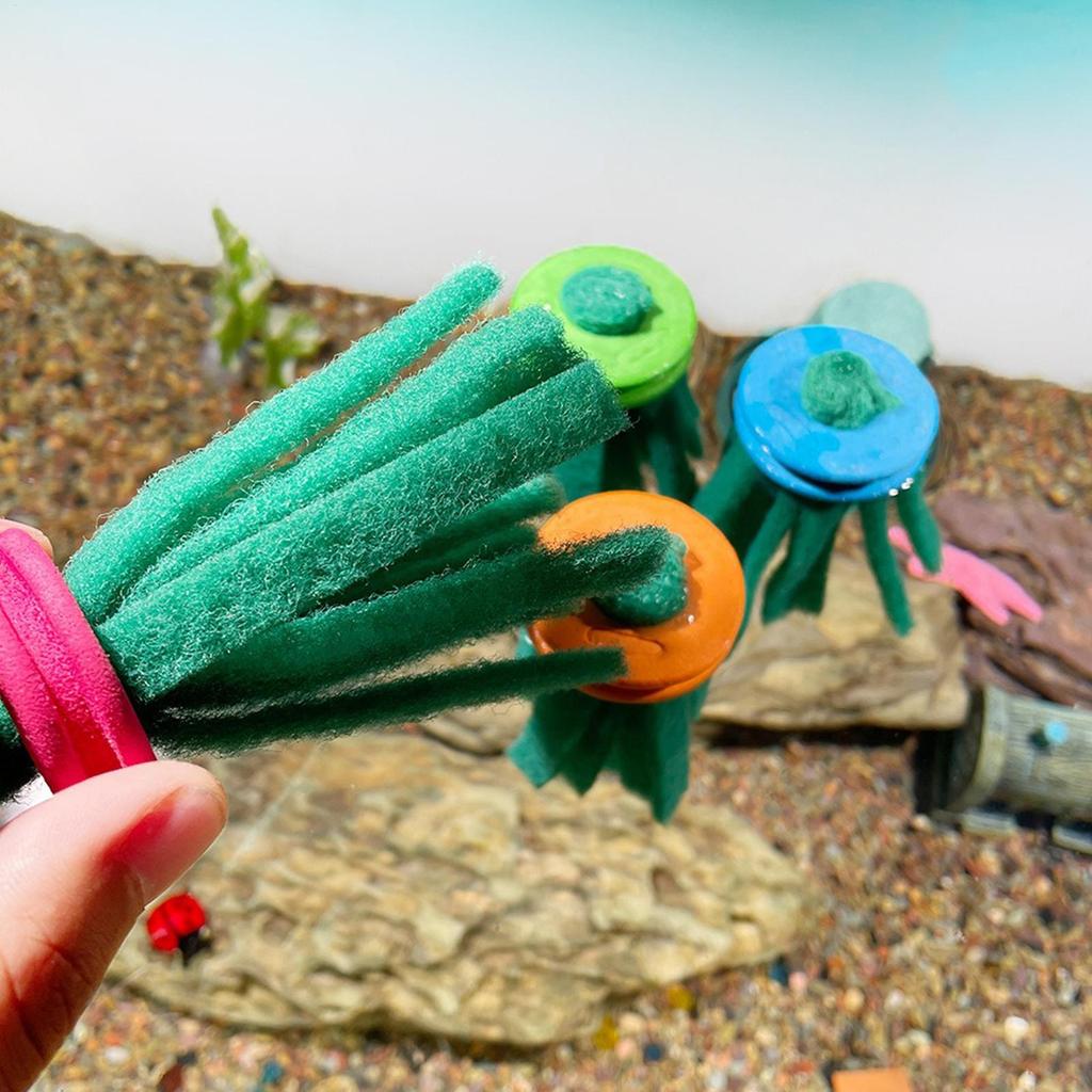 Fish Breeding Spawning Mops 10Pcs Aquarium Egg Collector Fry Protection Mop For Betta F reshwater Floating Sinking Washable