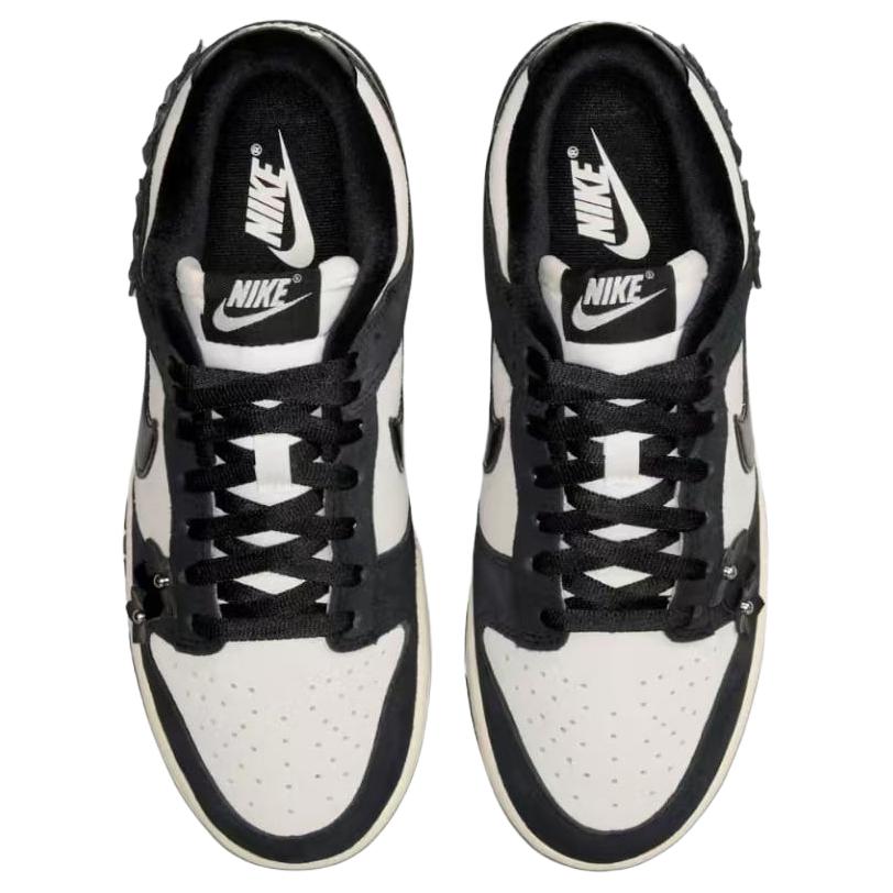 Nike Dunk SE Ajuste Cómodo Zapatillas de Skate Caña Baja Mujer zapatilla Blanca Negra IV4726-002