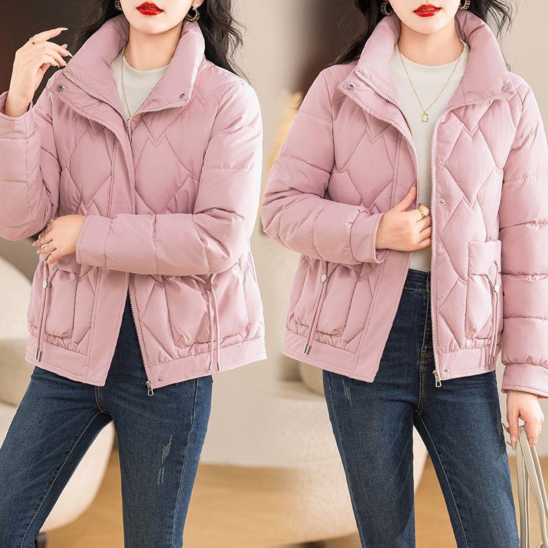 Neue koreanische Stil Schlankmachende Daunenjacke für Damen, Winterjacke, Kurze Verdickte Baumwollgepolsterte Jacke, Trendy und Vielseitig