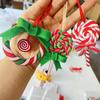 16Pcs Colorful Mini Christmas Candy Cane Ornaments Christmas Hanging Decorations  New Year Party