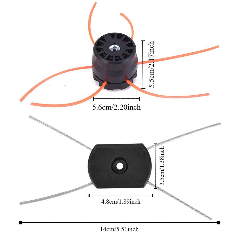 2Pcs Easy To Install Grass Trimmer Head High-Efficiency Universal Weeding Head Garden Accessories