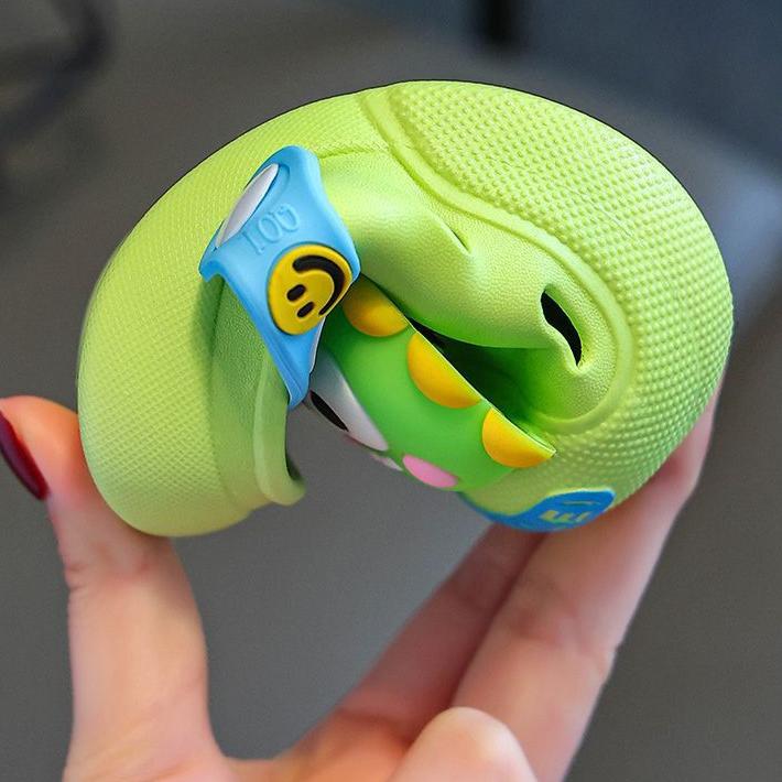 Dinosaur Baby Cave Shoes Indoor Baotou Children's Soft Slippers Summer Boys and Girls Children's Sandals for Infants