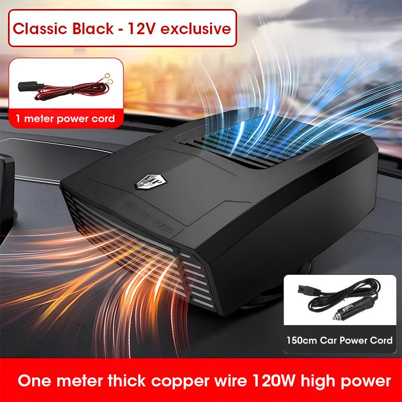 Auto LKW Elektroheizung 12/24V Glasheizung Kühlung Enteisung und Entnebelung Winter Auto Heizlüfter 360 Drehung