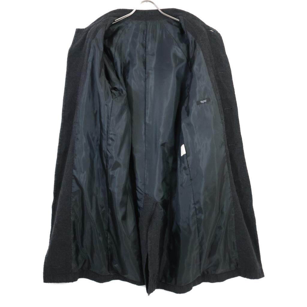 Undercover J9305 Felted Wool Collar Coat 2 grayUsed