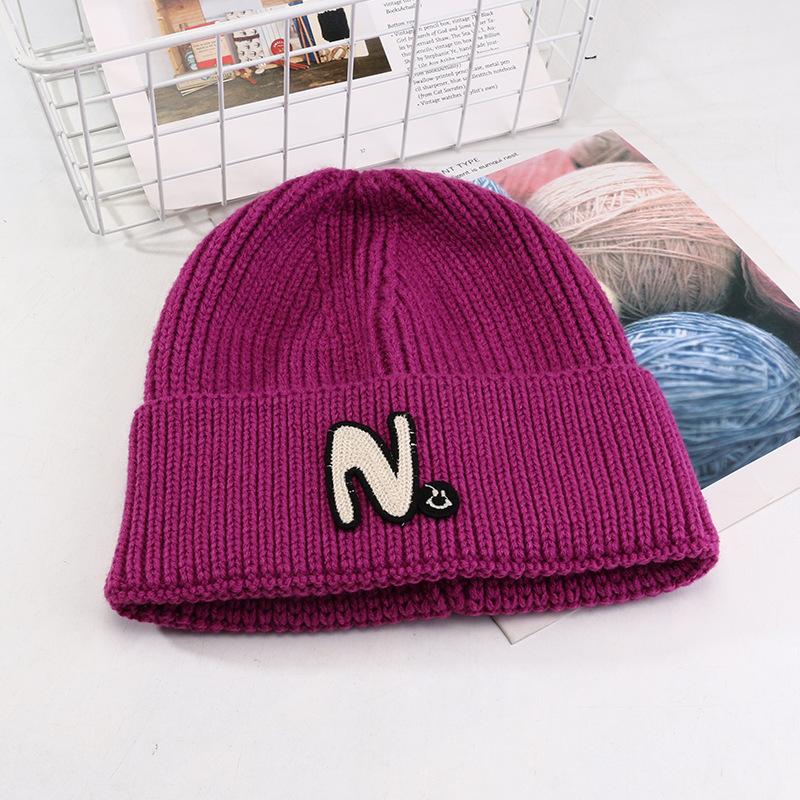 Women's Autumn and Winter New Dopamine Wool Hat Korean Versatile Knitted Hat Student Outdoor Warm Face Showing Small Cold Hat