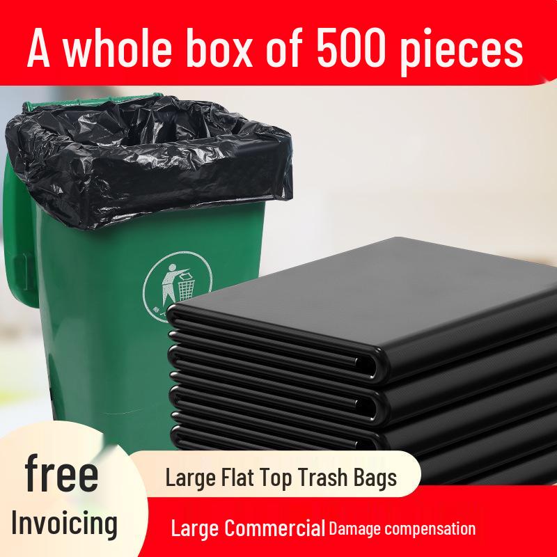 

Thickened Large Trash Bags: 60L for Buckets (20-80 Units), 25L for Square Buckets (40 Units), 50L for Medium (100 Units) 60*70, 3 Silk, 102 pcs