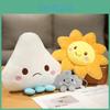 Plush Theme Weather Toy Cloud Thunder Rain Sunny Day Soft Doll Gift Kids Teens