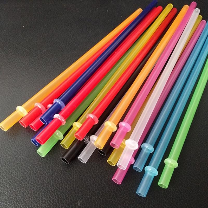 25Pcs Reusable Plastic Straws with Cleaning Brush Colorful Straws for Birthday Party Baby Shower Wedding Supplies Cocktail Straw