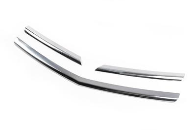 Grille Overlays (3 Pcs, Stainless) for Opel Antara 2006-2017