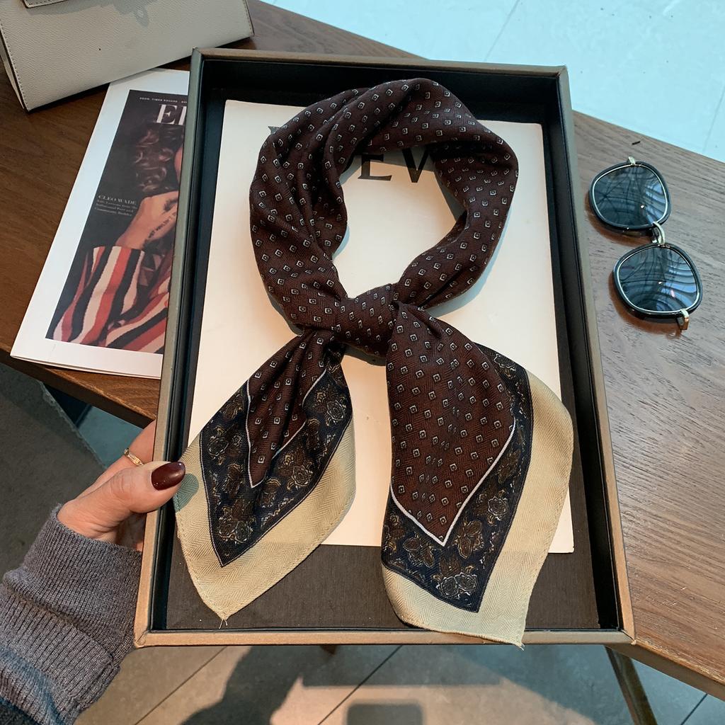 Multifunctional Retro Waist Silk Scarf Belt Ribbon Square Scarf Waist Accessories Waist Scarf Fashion Versatile Silk Scarf Scarf Scarf Square Scarf