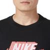 Nike T Shirts Men's Black Crew Neck Moderate Straight Fit FD1297-010