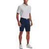 Under Armour Polo Shirts Men's Halo Gray Polo Collar Moderate Straight Fit 1351130-014