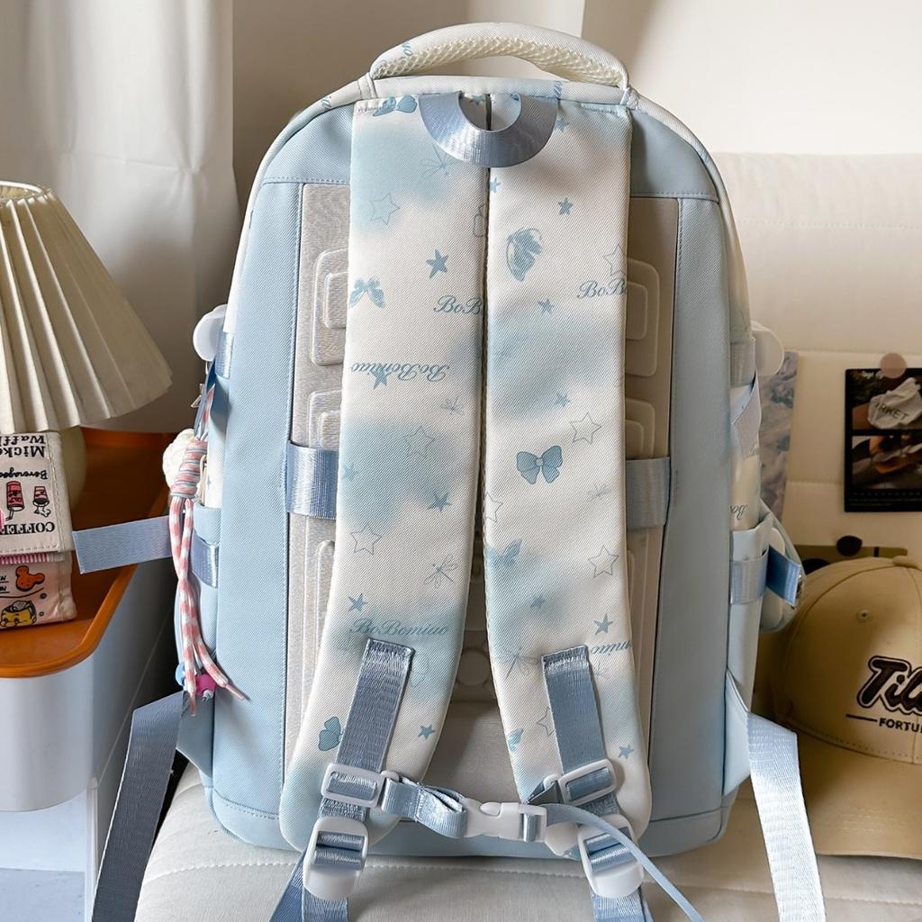 Cartable grande valeur petit frais doux fille sac à dos mignon dessin animé sac à dos grande capacité collège étudiant sac d'école