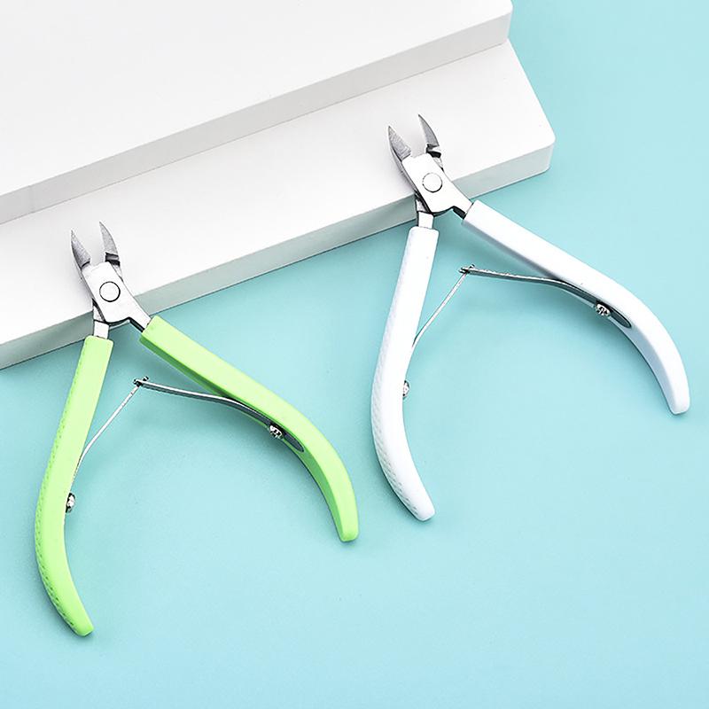Professional Fingernail Toenail Cuticle Nipper Trimming Stainless Steel Nail Clipper Cutter Cuticle Scissor Plier Manicure Tool