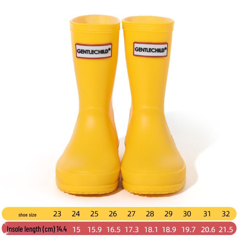 

Детские водонепроницаемые нескользящие резиновые сапоги для мальчиков и девочек, возраст 2-8 лет - Оригинальное простое качество Size 32 (20.8cm)