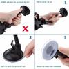 Universal Rotating Car Phone Holder - 360° Swivel Windshield/Dashboard Mount for GPS & Smartphones (Auto Accessory)