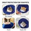 Pet Elizabethan Collars Anti-licking Anti-bite Soft Nonwoven Fabric Cat Dog Recovery Collar Protective Cone